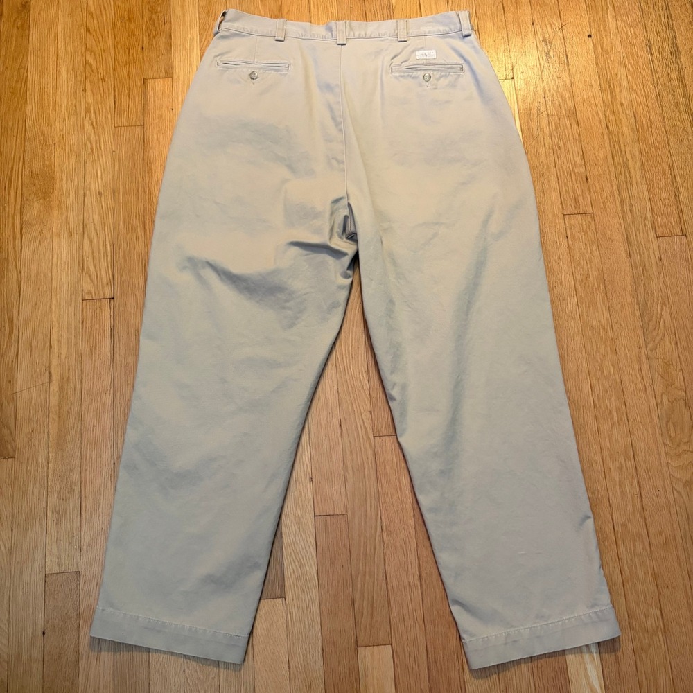 Polo Ralph Lauren Philip Pant Mens 38x30 Khaki Tan Cotton Straight Chino Pants - Picture 2 of 11